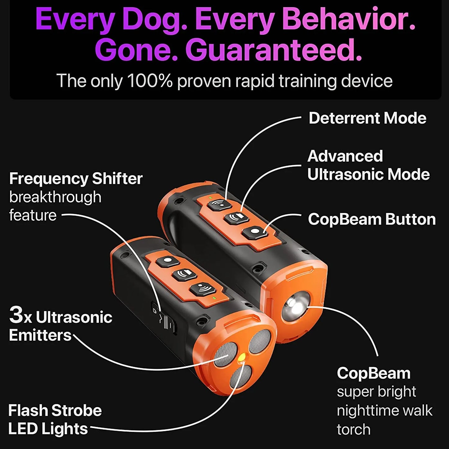 Groundbreaking Ultrasonic Rechargeable Anti Dog Bark Deterrent Device